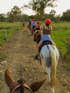 Horseback riding to Hermosa Beach, South Pacific, Costa Rica